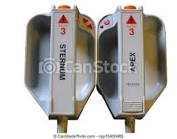 Automated external defibrillators (aeds) and implantable and wearable cardioverter defibrillators (icds and wcds) are devices that restore a normal heartbeat for people in sudden cardiac arrest. Defibrillator Paddles A Manual Electronic Defibrillator Canstock