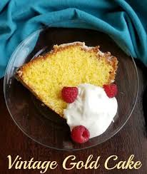 This Golden Cake Gets Its Color From 12 Egg Yolks It Is A Fun Way To Use Up Those Extras Go Ahead And Enjoy A Pumpkin Cake Yummy Cakes Dessert Recipes Easy