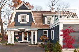 Picking paint colors for the exterior of your home can be a big, scary decision but you can take the uncertainty out of the process with an exterior consultation by black cat interiors. Exterior House Colors With Brown Roof Houzz