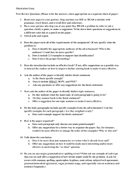 How to organise your review. Illustration Essay Peer Review