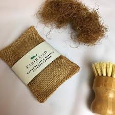 Coconut Coir Hessian Scrubby Plastic Free Unsponge Etsy Reusable Paper Towels Handmade Plastic Free