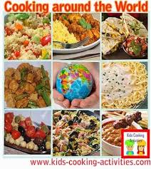 International Gourmet Recipes For Our Kids World Cooking Studies Kids Cooking Recipes Cooking Classes For Kids Cooking