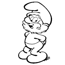coloriage les schtroumpfs a colorier dessin imprimer in 2021 mickey coloring pages animated cartoons maison avec porte