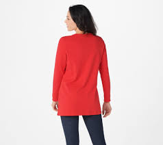 Shop women's denim&co yellow size 1x sweatshirts & hoodies at a discounted price at poshmark. Denim Co Active Crew Neck Long Sleeve Tunic Qvc Com