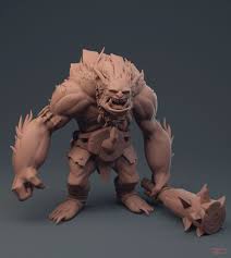 Drogbar By Julien Desroy Fan Art 3d Cgsociety Character Art Creature Design Character Design