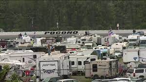 Pocono raceway (formerly pocono international raceway), also known as the tricky triangle, is a superspeedway located in the pocono mountains in long pond, pennsylvania. Campsites Filling Up At Pocono Raceway Ahead Of Summer S Doubleheader Wnep Com