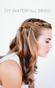 We like to imagine that this is how lauren conrad 's hair always looks: Waterfall Braid Wedding Hairstyles For Long Hair Once Wed