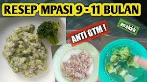 Kali ini gue mau sharing menu mpasi 9 bulan versi aahva yang bisa banget buat nambah berat badan bayi. Resep Mpasi 9 11 Bulan Brokoli Daging Anti Gtm Youtube