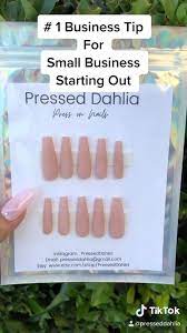 Small Business Tips Tips On Starting Your Own Business Press On Nails Video Business Nails Press On Nails Bright Summer Acrylic Nails