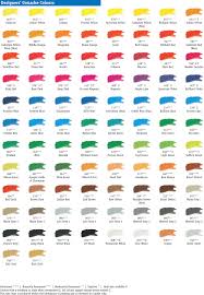 Color Charts Pigment Information On Colors And Paints
