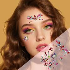 12pcs set self stickers multicolor mixed