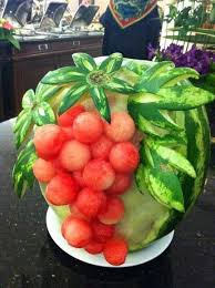 Jolie Pasteque Sculptures De Fruits Art Culinaire Fruits Et Legumes