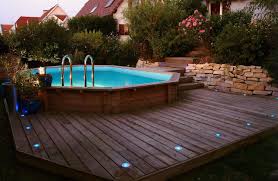 piscine bois semi enterree selection des meilleurs modeles piscine hors sol terrasse bois piscine piscine et jardin