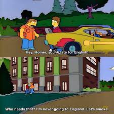Cheech and chong is a song by homer. Well If It Isn T Simpson And Gumble Springfield S Cheech And Chong Thesimpsons
