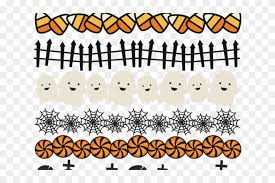 Halloween Borders Free Cute Halloween Clipart Border Png Download 3607645 Pikpng