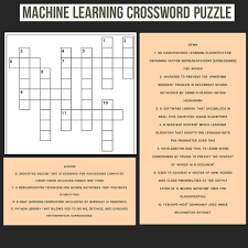 The first crosswords appeared in england during the 19th century. Machine Learning Crossword Puzzle Learnmachinelearning
