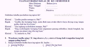 Kinemaster follow instagram pak andrian. Soal Ulangan Harian Bahasa Jawa Kelas Iii Semester 2 Sekolahdasar Net