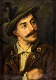 Joseph Miller (b.1825 German) Grandmother & Child 1871