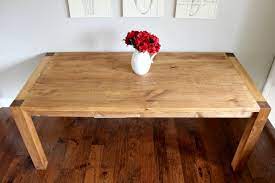Cut two panels at 68 x 34. 25 Diy Dining Tables Bob Vila
