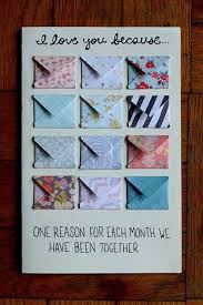 Birthday Gift Ideas For Fiance Female Indian Reasons I Love You Reasons 12 Month Ideas Diy Ideas Craft Hand Made Self Made Coup Diy Birthday Card For Boyfriend Easy Christmas Diy Birthday Cards Diy