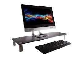 Get set for glass table at argos. Large Multimedia Desktop Stand Black Glass Tv Screen Riser From China Manufacturer Manufactory Factory And Supplier On Ecvv Com