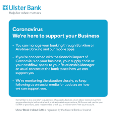 Comparing ulster bank contact information. Ulster Bank Help Auf Twitter If You Re Concerned About Your Business Being Impacted Financially Due To Coronavirus We Re Here To Support You Read Our Guidance Below And Visit Our Website For More