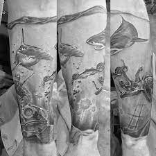 One of the latest fashions in tattooing is the blackout tattoo. 60 Diver Tattoo Designs For Men Underwater Ink Ideas Tattoo Designs Men Diver Tattoo Underwater Tattoo