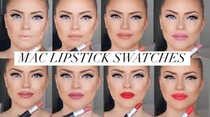 As neutrals go, yash is considered deep neutral, meaning. Mac Lipstick Swatches 8 Popular Shades Cremesheen Mattes Retro Mattes Youtube