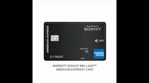 The marriott bonvoy brilliant™ american express card (the card ranked above my existing amex bonvoy card) is now considerably more attractive to me than it has been in the past, but before i go on to explain why here's an overview of what the card offers: American Express And Marriott International Revamp Cobranded Consumer And Business Credit Cards With Introduction Of New Marriott Bonvoy Travel Program Business Wire