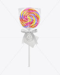Download Swirl Lollipop With Bow And Label Mockup In Packaging Mockups On Yellow Images Object Mockups
