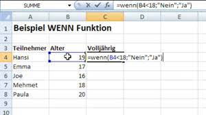 Maybe you would like to learn more about one of these? Excel Wenn Funktion Einfach Erklart Youtube