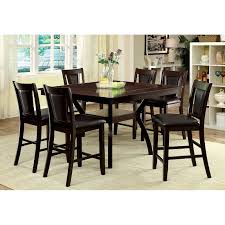 Dark Cherry 5 Piece Counter Height Dining Set Brent Rc Willey Furniture Store Counter Height Dining Sets Counter Height Dining Table Dining Table
