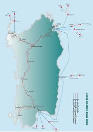 Trains Sardinia Map Sardinia Italian Beaches Alghero