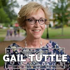 A Message from Gail Tuttle, Senior Vice President for Student Life;  November 2020