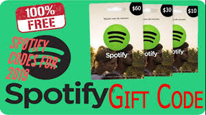 free spotify gift card codes for 2019