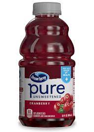 The american college of obstetrics and gynecology says that unsweetened cranberry juice and cranberry supplements may make utis less likely, but that it's not yet clear how much you need to take. Pure Cranberry Ocean Spray