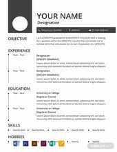 If you apply for the position of graphic designer, it's no big deal for you to download a visually appealing resume template in photoshop or illustrator, add your content, and. Free Blank Resume Template Word Psd Indesign Apple Pages Publisher I Resume Templates
