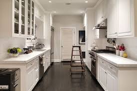 Since they are small, they spare more space for your other rooms. White Galley Kitchen Ideas Decorkeun