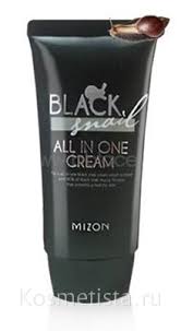 Mizon Black Snail All In One Cream Tube отзывы Krem Dlya Lica S Filtratom Ulitochnoj Slizi Mizon Black Snail All In One Cream Tube Otzyvy Pokupatelej