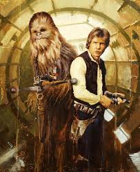 Drawing can be in any medium, any skill level. Han And Chewie Star Wars Art By Christopher Clark