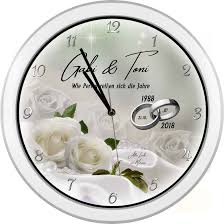 Kreative und ausgefallene, romantische und witzige geschenke zum hochzeitstag findet ihr in unserer top 30 egal, ob ihr das hochzeitsdatum, das jahr des hochzeit oder die zahl der gemeinsamen. Perlenhochzeit 30 Jahre Verheiratet Hochzeitsjuliaumsuhr