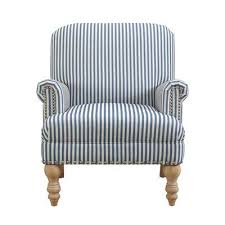 Birch Lane Heritage Bashir Armchair Upholstery Color Blue White Blue Accent Chairs Armchair Furniture