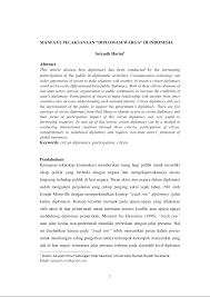 Diplomasi biasanya dilakukan secara resmi antar pemerintah negara. Http Jurnal Upnyk Ac Id Index Php Jsdk Article Download 2485 2118