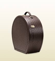 Gucci Guccissima Leather Hat Case 343300aa61g2019 Leather Hats Gucci Luggage Leather