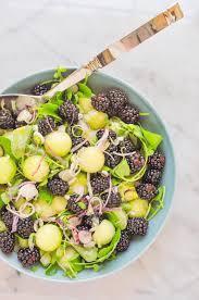 Honeydew Melon Blackberry Salad This Healthy Table Recipe Melon Recipes Blackberry Salad Honeydew Melon
