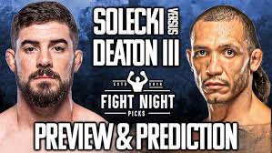 UFC Fight Night: Joe Solecki vs. Carl Deaton III Preview & Prediction