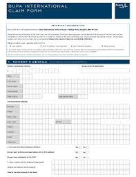 Driving, traveling, home offices and student. Bupa International Claim Form Fill Online Printable Fillable Blank Pdffiller