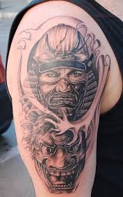 Maybe you would like to learn more about one of these? Samurai And Hannya Half Sleeve Tattoos Designs Sleeve Tattoos Warrior Tattoos