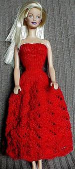 Free crochet barbie high low cocktail dress pattern: 400 Barbie Doll Patterns Ideas Barbie Clothes Barbie Doll Clothes