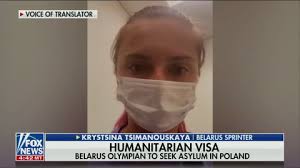 Belarus sprinter says punishment awaited her back home. Ogoscos5kgrd3m